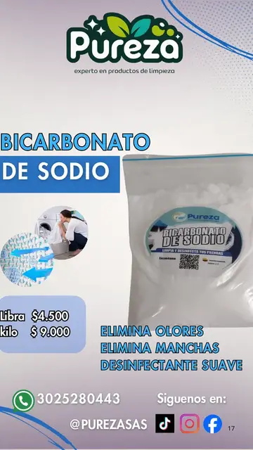 Bicarbonato de sodio Pureza